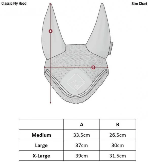 LeMieux Classic Lycra Fly Hood - Musk 5 LeMieux Classic Lycra Fly Hood - Musk - Image 5