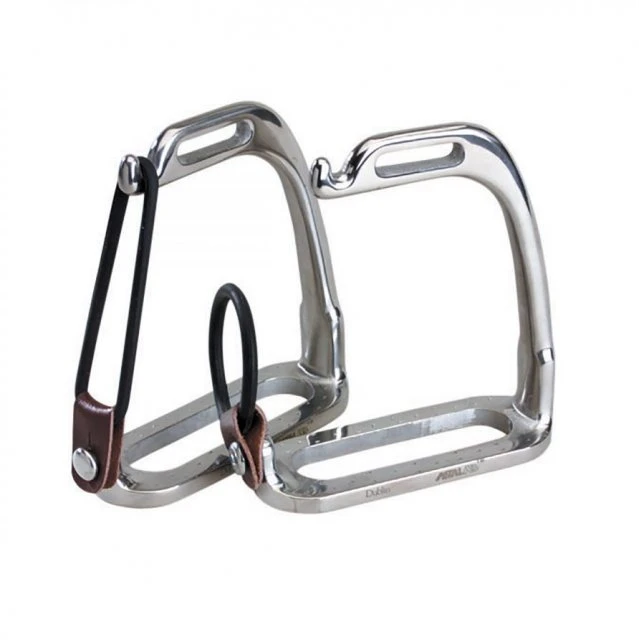 Korsteel Stainless Steel Peacock Stirrup Irons 1 Korsteel Stainless Steel Peacock Stirrup Irons