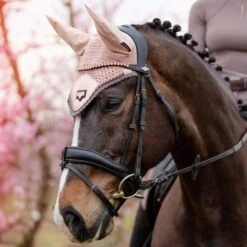 LeMieux Loire Satin Fly Hood - Rose 6 LeMieux Loire Satin Fly Hood - Rose -Equestrian Supply Store 15348c