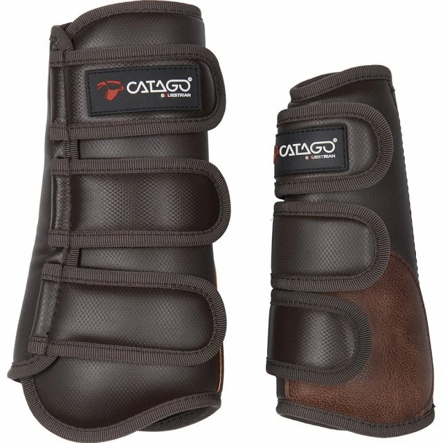 Catago Dressage Boots - Brown 1 Catago Dressage Boots - Brown