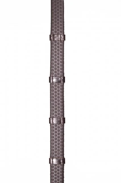 Henry James Bio Grip Hybrid Rubber Reins With Leather Stoppers 2 Henry James Bio Grip Hybrid Rubber Reins With Leather Stoppers - Image 2