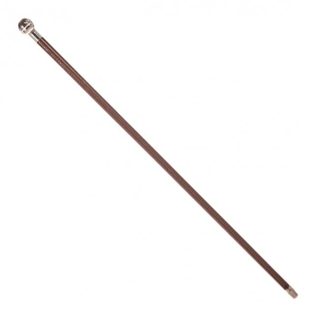 Country Direct Silver Ball Leather Show Cane 1 Country Direct Silver Ball Leather Show Cane