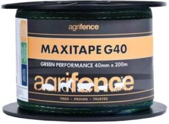 Agrifence Maxitape Green - 40mm X 200m
