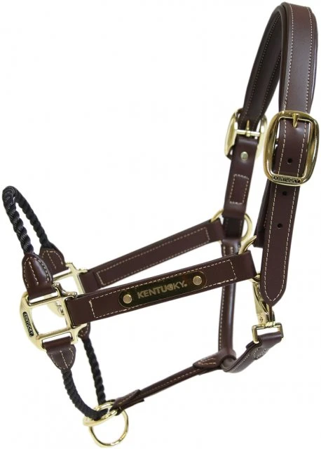 Kentucky Leather Rope Halter 2 Kentucky Leather Rope Halter - Image 2