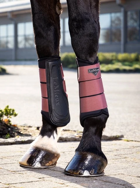 LeMieux Grafter Brushing Boots - Orchid 2 LeMieux Grafter Brushing Boots - Orchid - Image 2